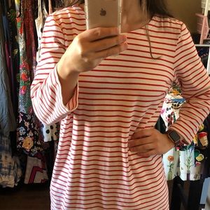 J crew striped casual dress